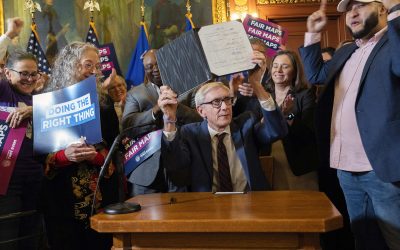 Governor Evers signs his new legislative maps into law in effort to correct for years of GOP gerrymandering