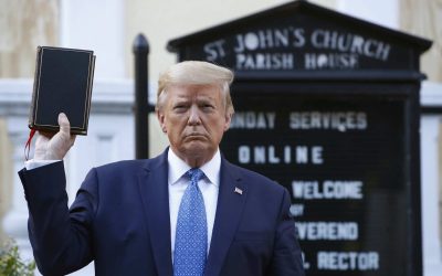 A Bible Salesman: Trump is not the first political con man to compare himself to Jesus Christ