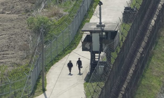 North Korean soldiers briefly cross the DMZ and trigger warning shots fired by South Korean troops