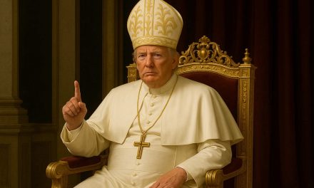 Trump desata rechazo católico mundial al burlarse del luto papal con imagen de IA que lo muestra como el próximo papa