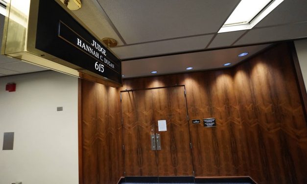 A review of public spaces outside Judge Dugan’s court shows factual contradictions in FBI’s affidavit