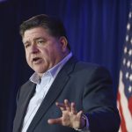 Cowardice can be contagious: Governor J.B. Pritzker gives barn-burning speech to energize Democrats