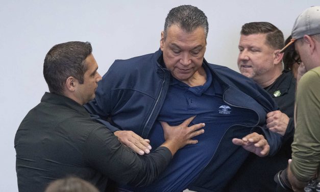 Outrage after Senator Padilla tackled for opposing Noem’s coup threat against elected California leaders