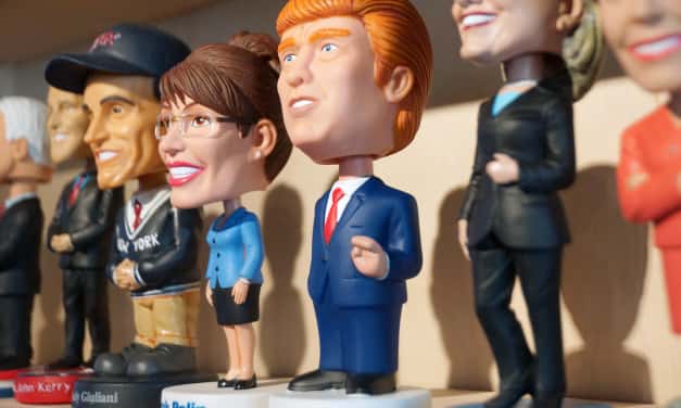 Life imitating art, Donald Trump IS a bobblehead