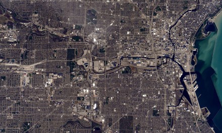 Orbiting Astronaut tweets Milwaukee photo from Space