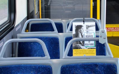 MCTS celebrates anniversary of bus segregation resistance by Rosa Parks with open seat tribute