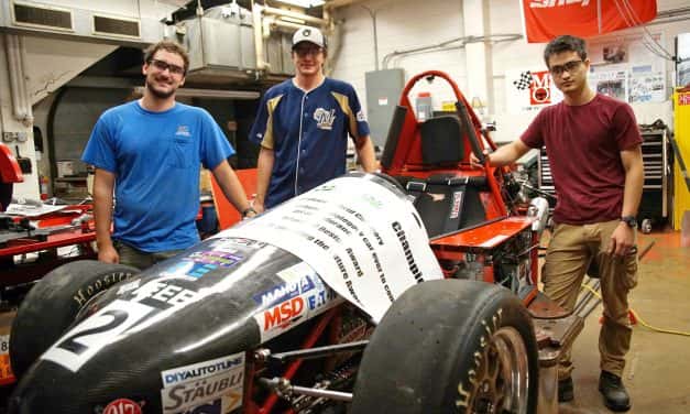 MSOE formula hybrid team racecar holds international speed record