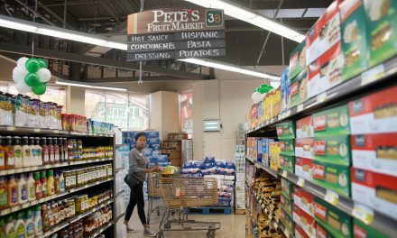 Shopping during Pandemic: Customers at Pete’s Fruit Market get surprise gift of free groceries