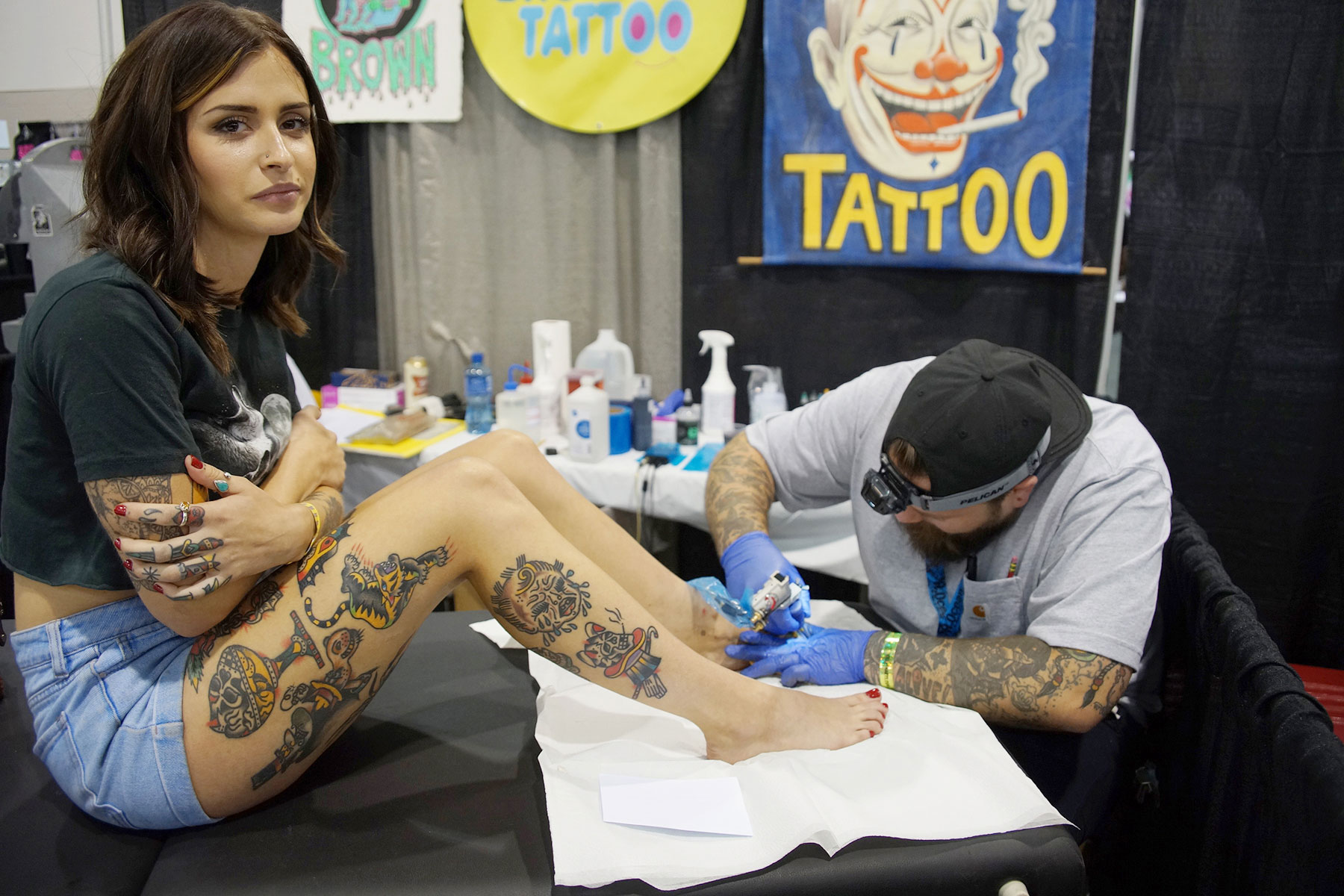  Tattoo convention  draws inked bodies as living art The 