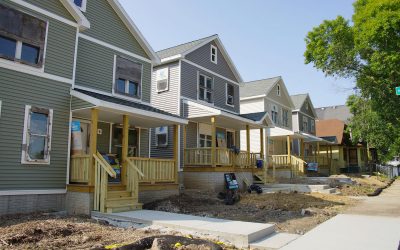 Completion of townhomes in Washington Park highlights efforts to address affordable housing