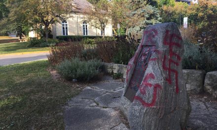 Swastikas and pro-Trump graffiti found near historic synagogue on Rosh Hashanah