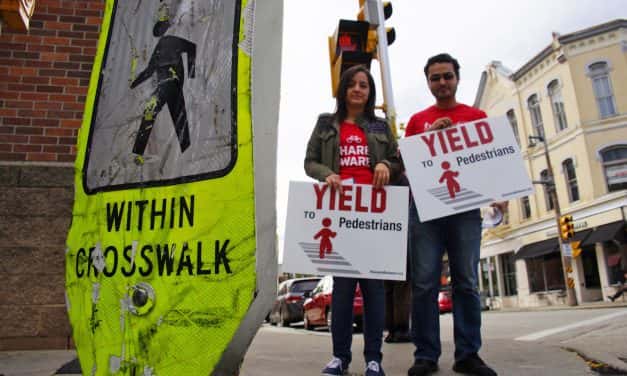 Memorials with ghost shoes highlight escalating pedestrian fatalities during Walktober