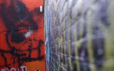 Unknown vandals deface social justice mural at Black Cat Alley