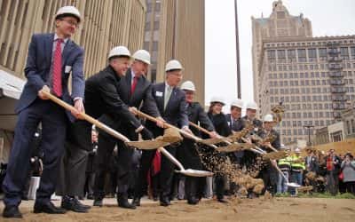 BMO Tower embarks on downtown construction with groundbreaking