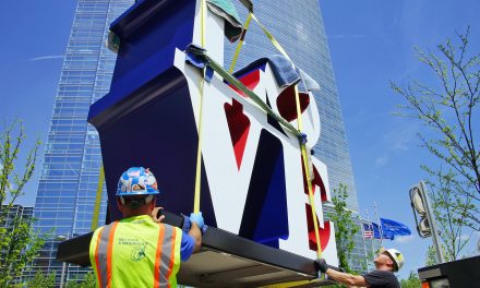 Wisconsin Avenue gets some LOVE with iconic sculpture by the late Robert Indiana
