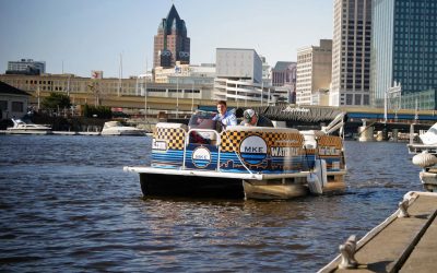 New water taxi service starts on the Milwaukee River