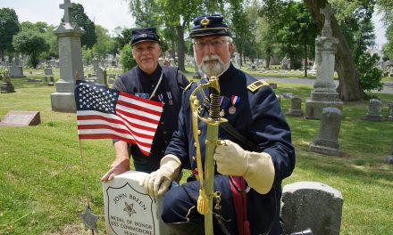 Civil War veterans honored with historical marker on Gettysburg anniversary at Calvary Cemetery