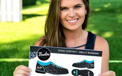 Design by local graphic artist picked as national finalist in iconic bowling shoe contest