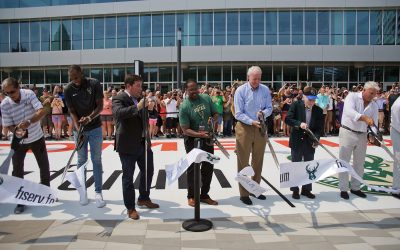 Ribbon-cutting ceremony for Fiserv Forum opens Milwaukee’s world-class sports venue