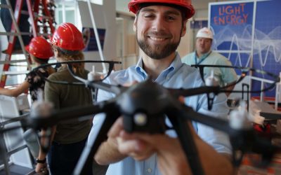 Autonomous drone exhibit takes flight thanks to ingenuity of local aerospace company and students