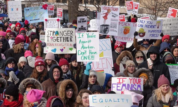 Hundreds of Wisconsinites brave snow and bitter cold to participate in Women’s March