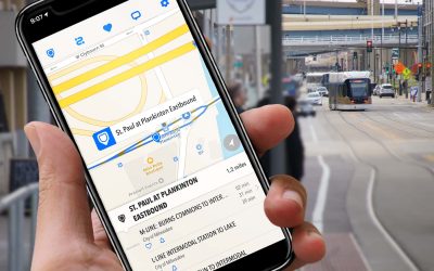 The Hop offers real-time data for riders to track next streetcar arrival at stations