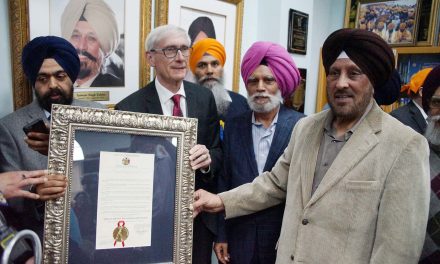 Governor Tony Evers brings proclamation of love and support to Sikh Americans in Oak Creek