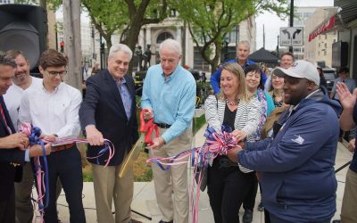 Postman’s Porch: Transformed Postman Square creates a “third space” for downtown neighbors