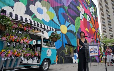 Westown blooms with completion of epic mural by Emma Daisy Gertel