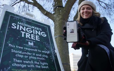 Music, technology, and Christmas cheer combine at Cathedral Square Park to help end homelessness