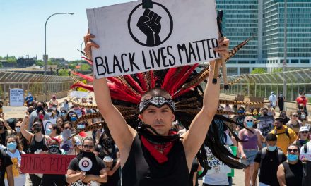 Brown People for Black Power: Latino group marches in solidarity with BLM across James Groppi Bridge