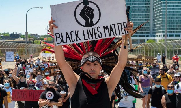 Brown People for Black Power: Latino group marches in solidarity with BLM across James Groppi Bridge