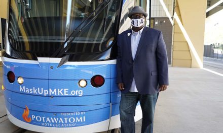 MaskUp with The Hop: New streetcar partnership provides free face coverings to keep Milwaukee safe