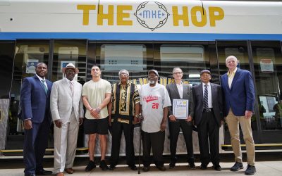 Milwaukee honors Black baseball payers from the Negro Leagues in educational initiative on The Hop