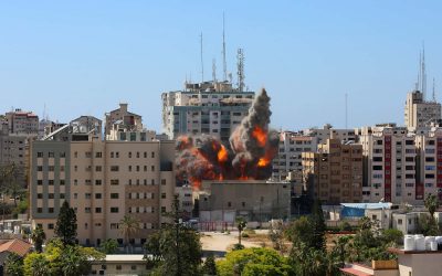 Gaza tower that served as home to international media organizations was destroyed by Israeli air strike