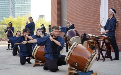 Milwaukee-based Taiko group promotes Japanese art exhibit with free drum performance at The Warehouse