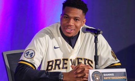 Giannis Antetokounmpo buys a stake in the Milwaukee Brewers in return for the city’s investment in him