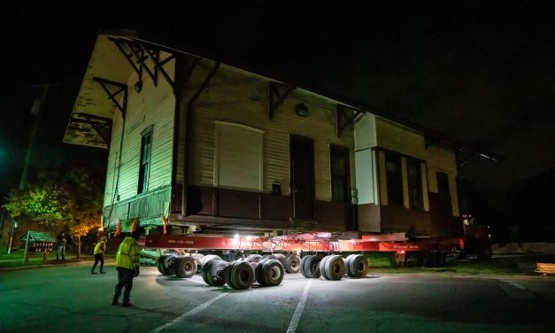 An 1867 relic of the Milwaukee Road: One of state’s last train depots moved for conversion into coffeehouse