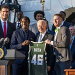 Milwaukee Bucks honored by President Joe Biden in first visit to White House by NBA team since 2016