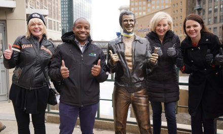 Happy Days: Milwaukee’s RiverWalk welcomes the return of a newly refreshed Bronze Fonz