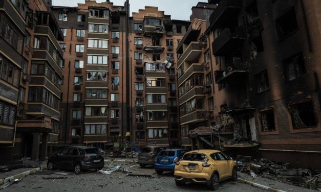 Enemy at the Door: Irpin couple hides for days from Russian armored column just outside their apartment