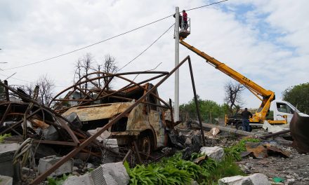 Images from Ukraine: Signs of renewal sprout from under Irpin’s rubble as city looks to the future