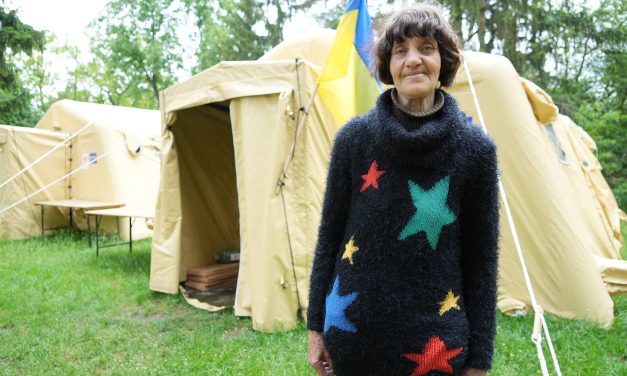 Stories from Ukraine: Tent camp offers shelter for displaced residents until Irpin can rebuild lost homes
