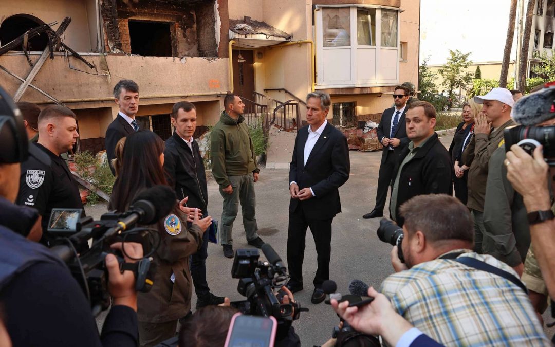 Ruin and Rejuvenation: Secretary of State Antony Blinken visits Irpin during surprise visit to Ukraine