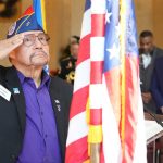 Marcus Performing Arts Center unveils renovated grounds during rededication of its War Memorial