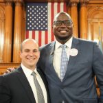 Jonathan Brostoff and Mark Chambers sworn in as newest members of the Milwaukee Common Council