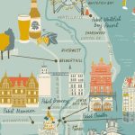 Pabst Around Milwaukee: Illustrated map details vast reach of Captain Frederick Pabst beyond his brewery