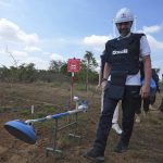 Cambodian mine clearing experts train Ukrainian soldiers how to safely remove Russian mines at home