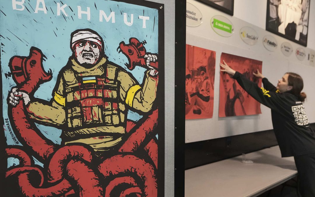 Our Fire is Stronger Than Your Bombs: Ukrainian artists send defiant message to Russia at exhibit