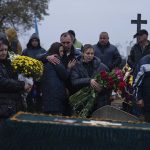 Survivors share grief days after Russia wiped out residents of village with missile strike during funeral